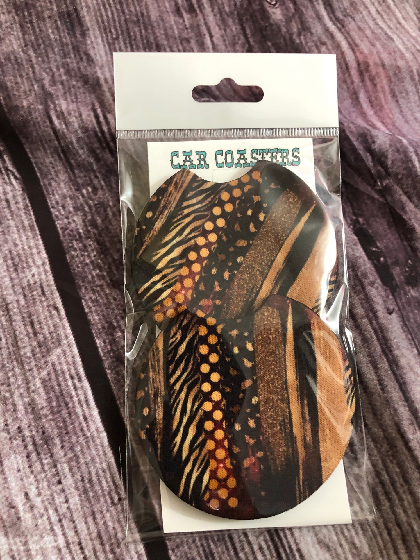 Car coaster set (2 packs of 2)