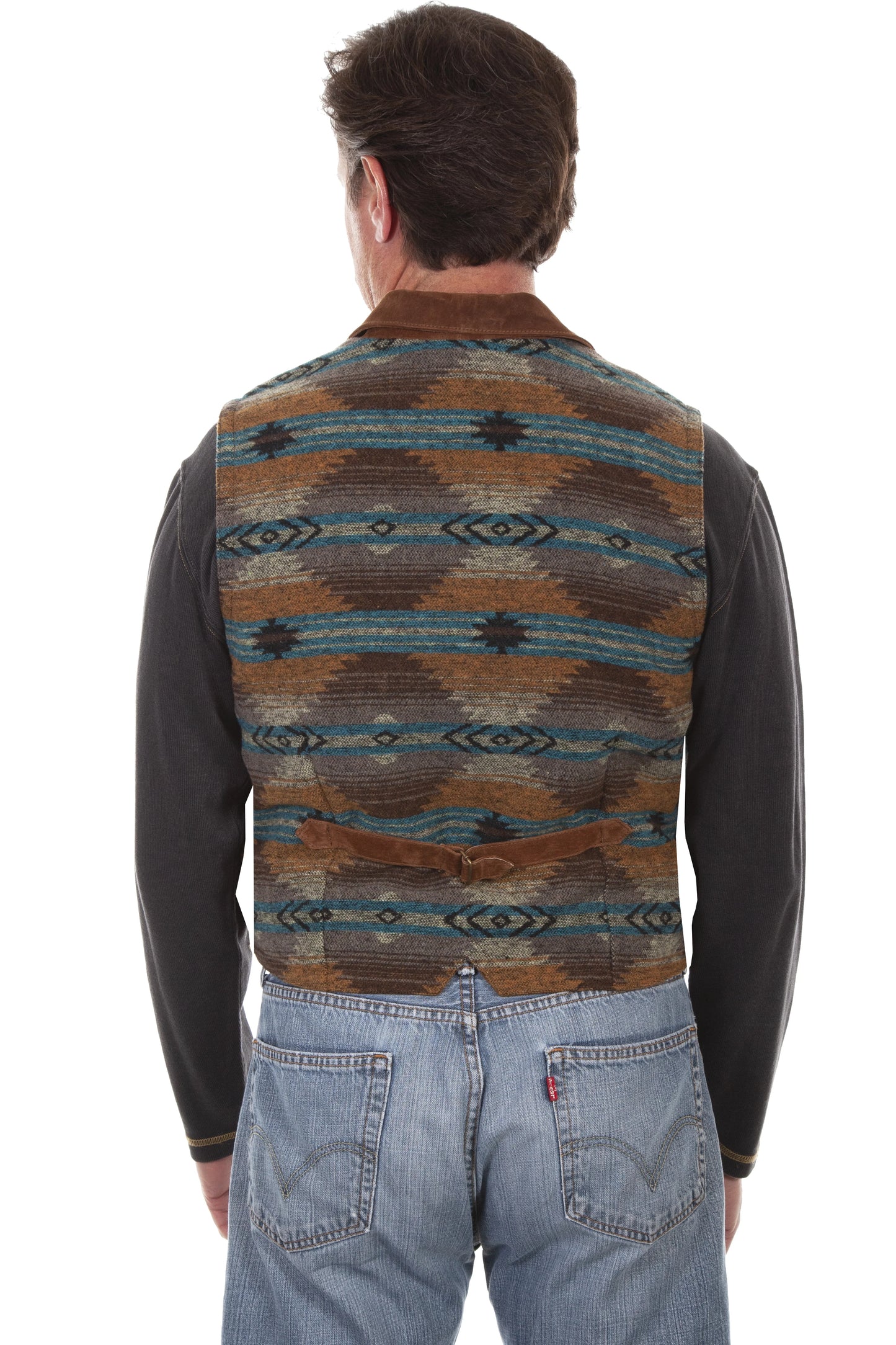 Scully Hank (1045 Calf Suede) – Men's Vest