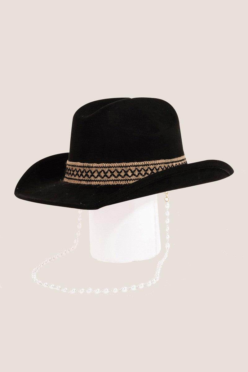 Fame Ornate Band Cowboy Hat for Unique Style Statement