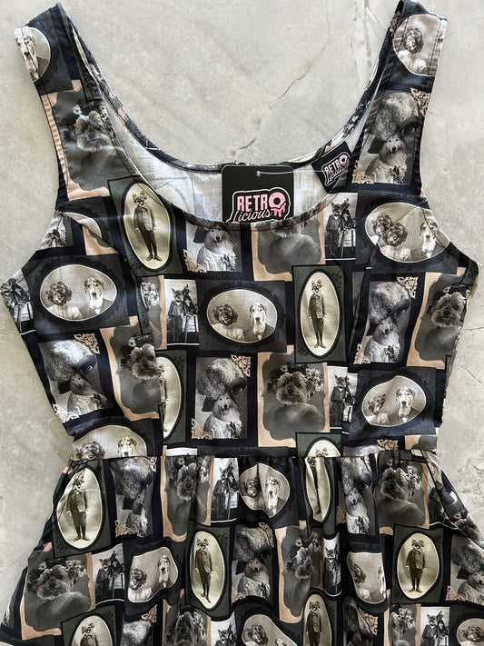 Dapper Dogs Fit & Flare Dress - Small only, 1 left!