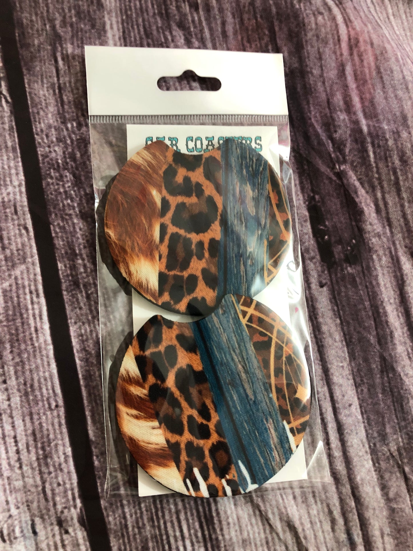 Car coaster set (2 packs of 2)