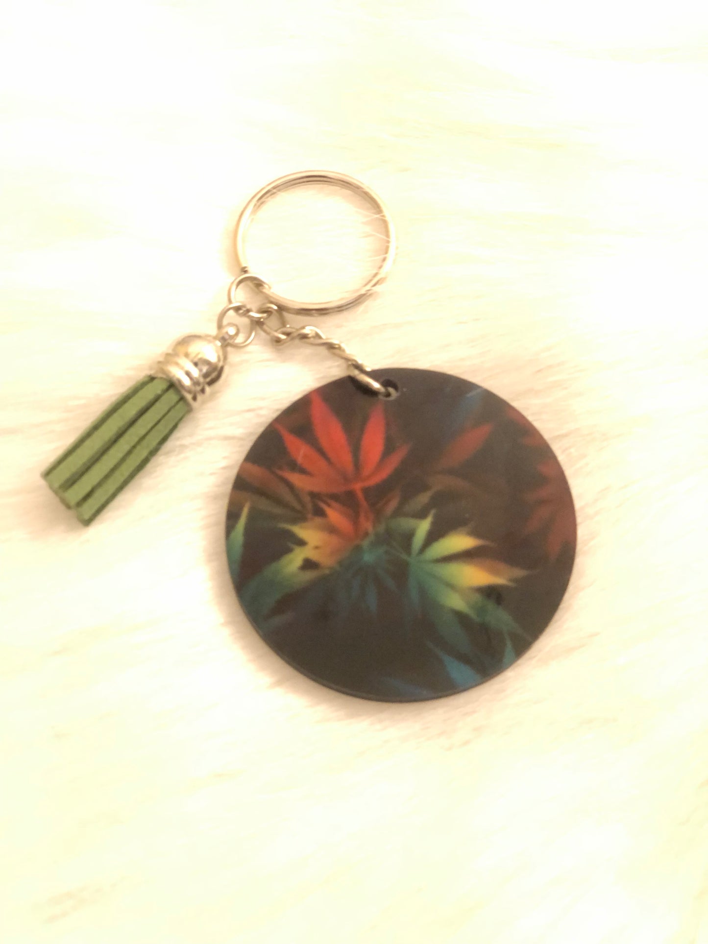 Round keychain