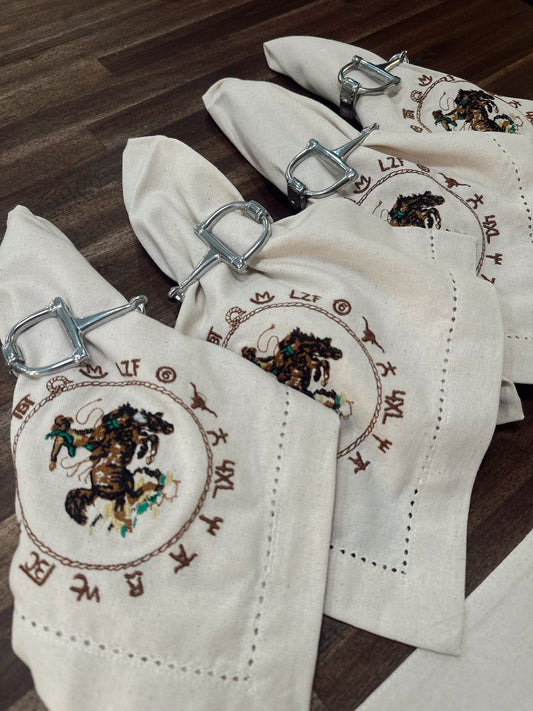 The Horse Bit Napkin Ring Set