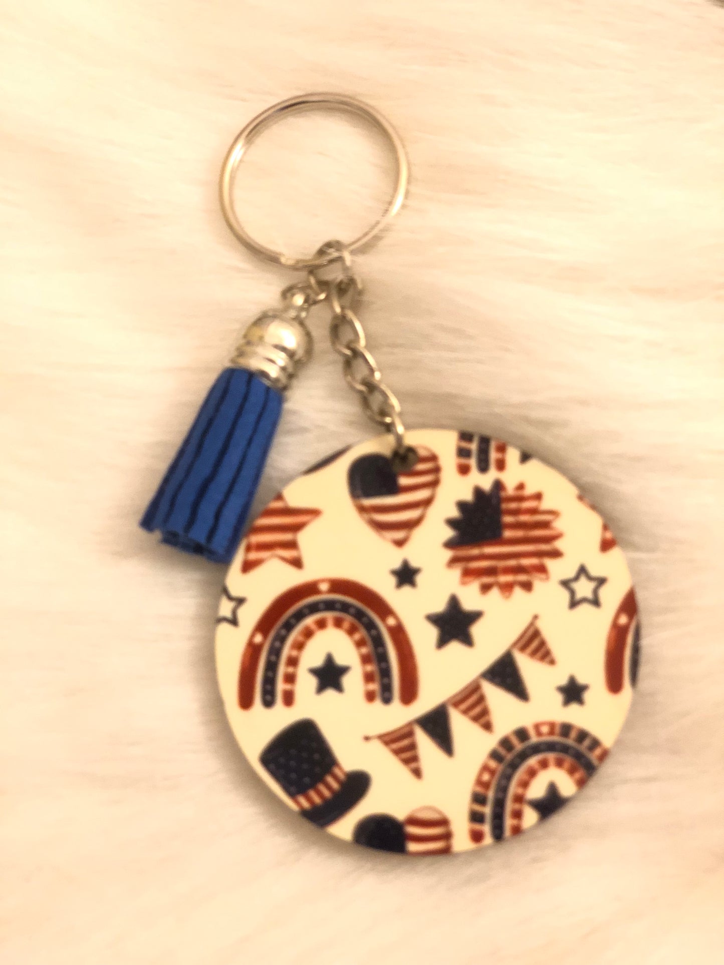Round keychain