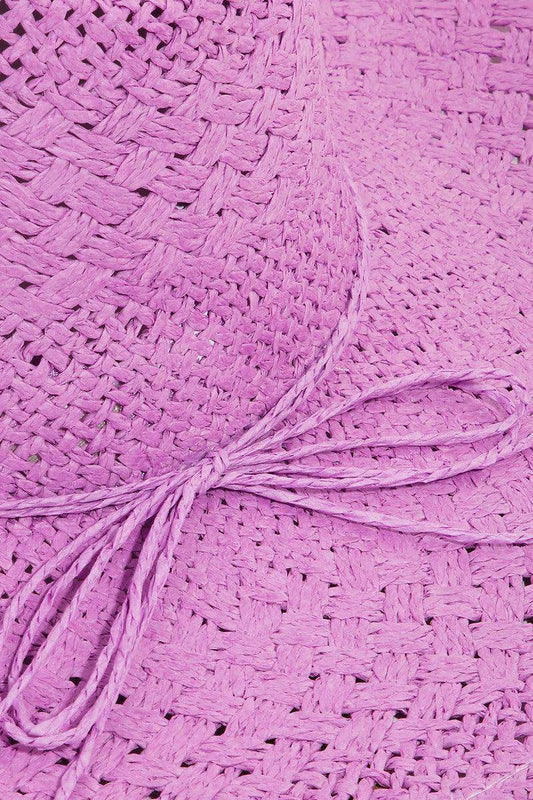 Fame Straw Braided Sun Hat for Stylish Summer Protection