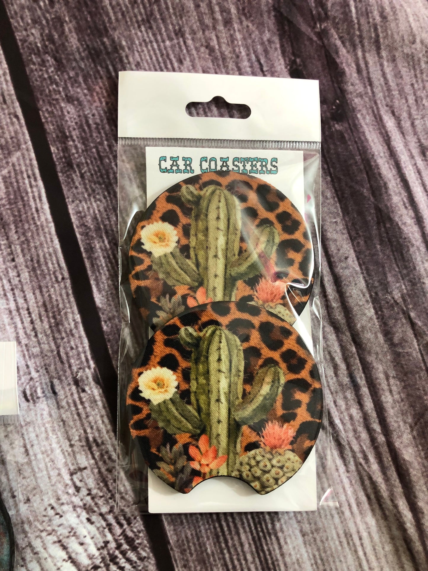Car coaster set (2 packs of 2)
