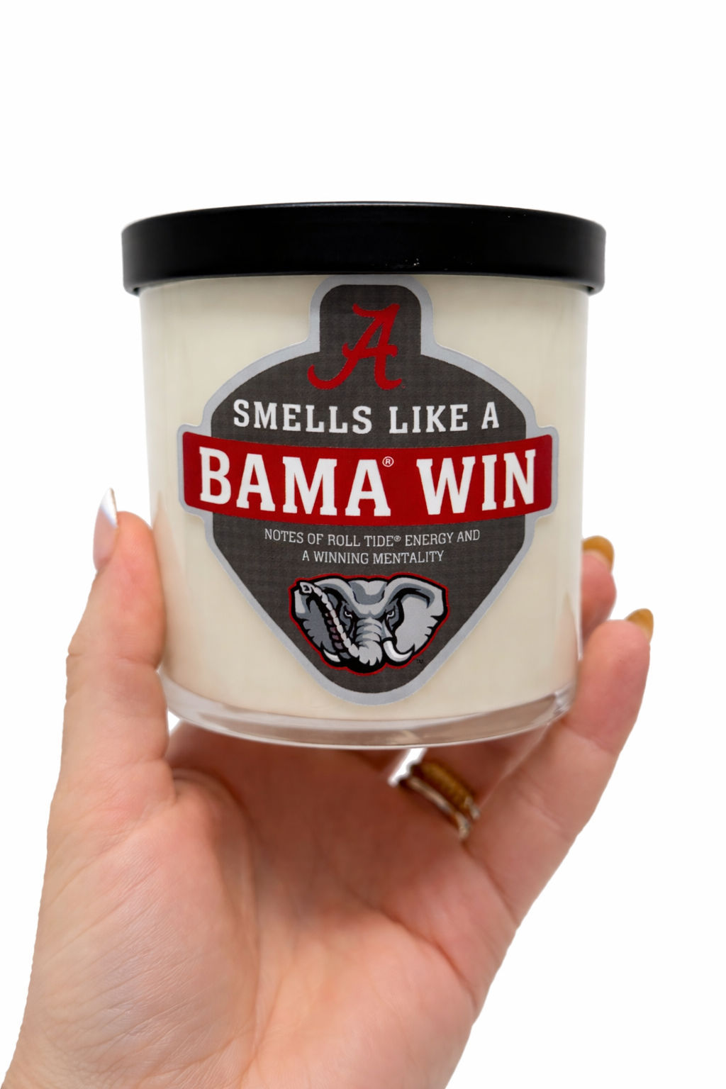 Smells Like a Bama Win Candle - The University of Alabama Crimson Tide Gift