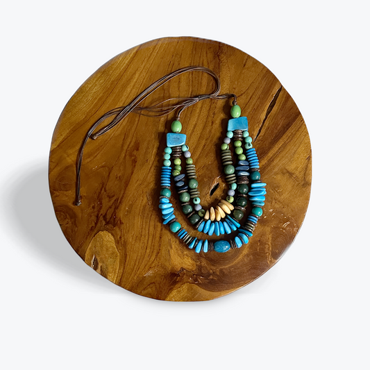 CHUNKY LAYER TAGUA NECKLACE