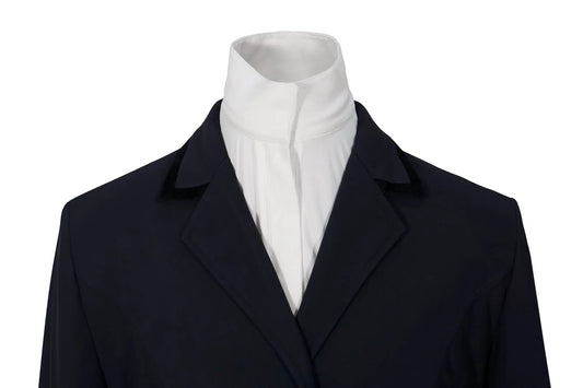 Grand Prix Saltare Premio 4 Button Riding Show Coat, Navy with Black