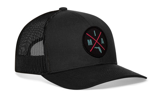 Miami Trucker Hat | Black MIA X Snapback