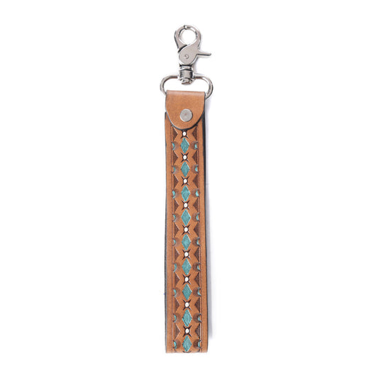 Canyon Spire Key Fob In Brown