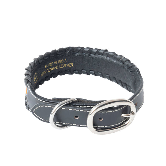 Running Wind Dog Collar In Black
