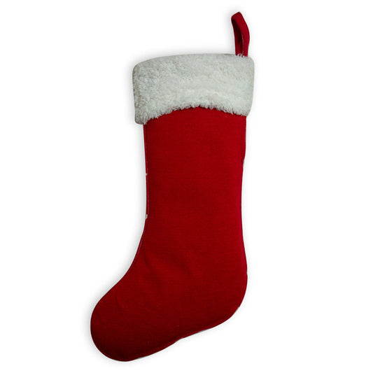 Happy Holiday Reindeer Stocking