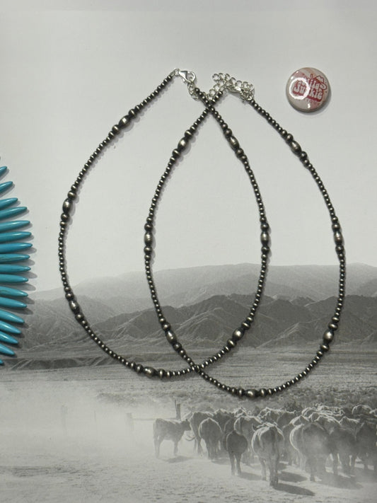 Authentic Western Midnight Pearl Necklace