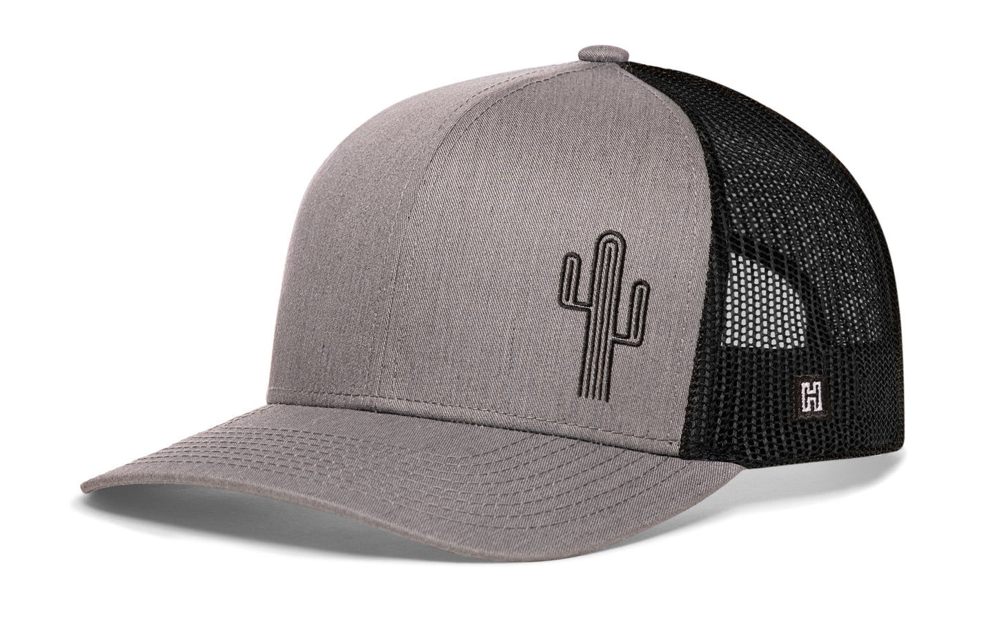 Cactus Trucker Hat | Black Cactus Snapback