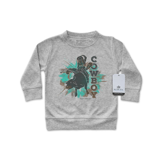 Cowboy Rodeo Bull Rider - Western Infant Long Sleeve Pullover Shirt