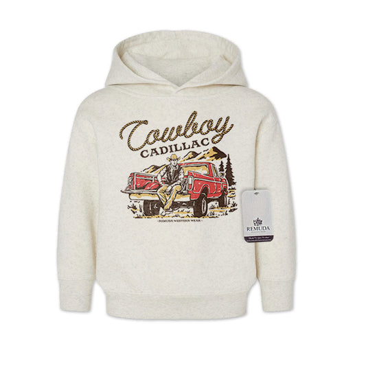 Cowboy Cadillac - Toddler Western Pullover Hoodie