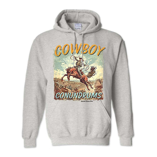 Cowboy Conundrums - Adult Unisex Western Pullover Hoodie