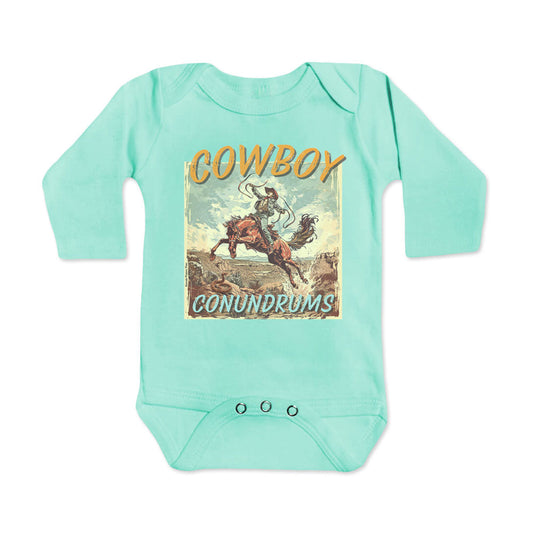Cowboy Conundrums - Infant Western One Piece Romper