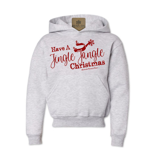 Have A Jingle Jangle Christmas - Youth Western Spur Pullover Hoodie