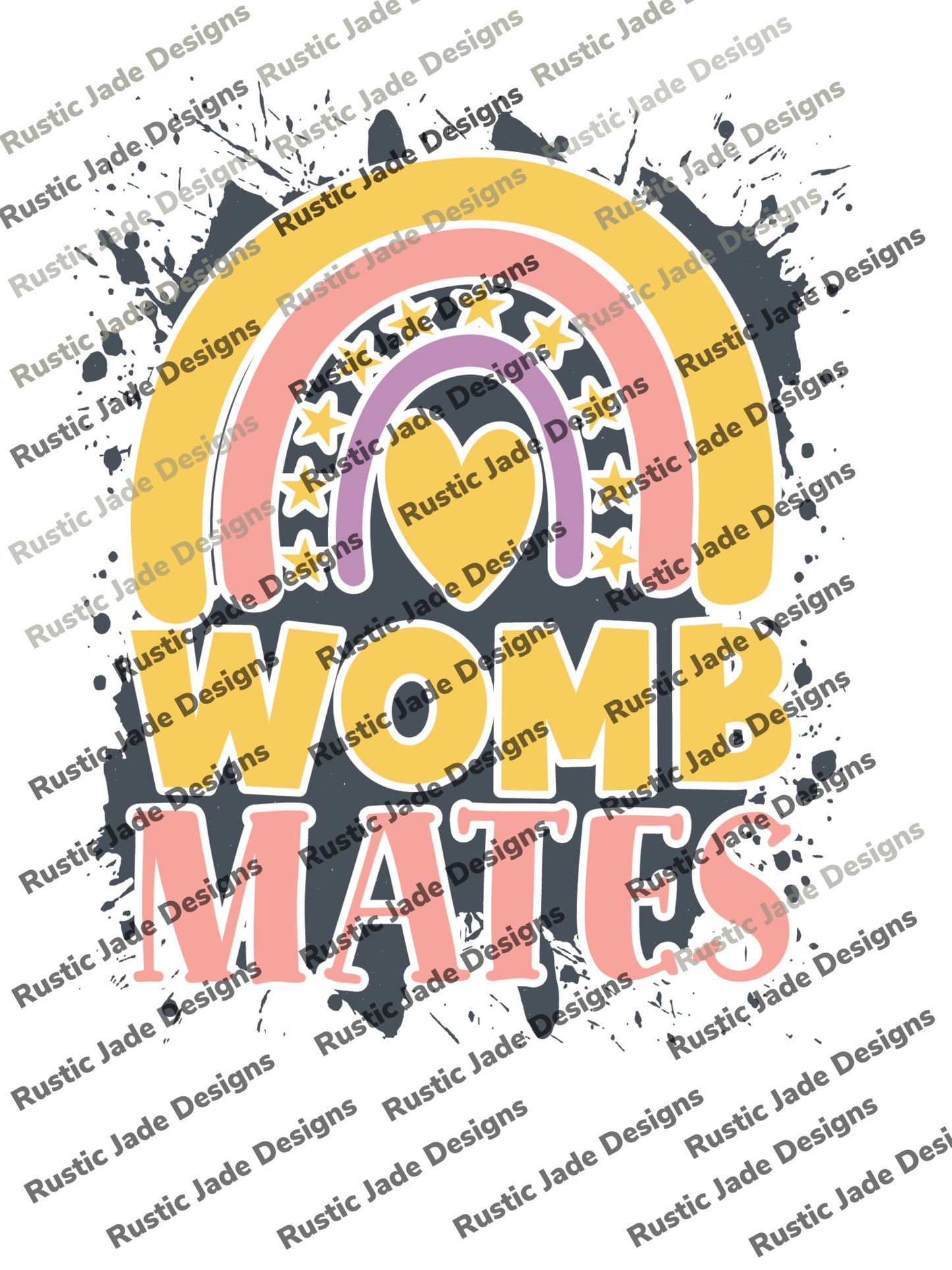 Womb Mates sublimation transfer PAPER