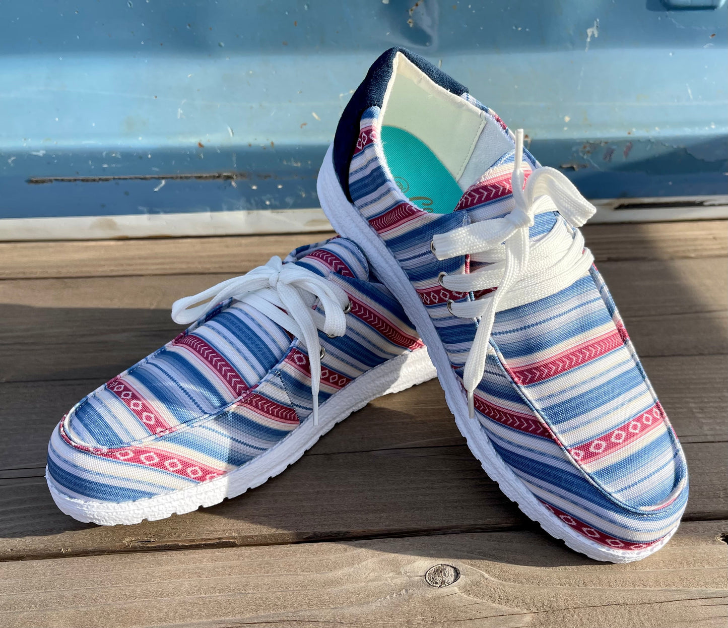 Americana Serape Slip On Shoes - SALE