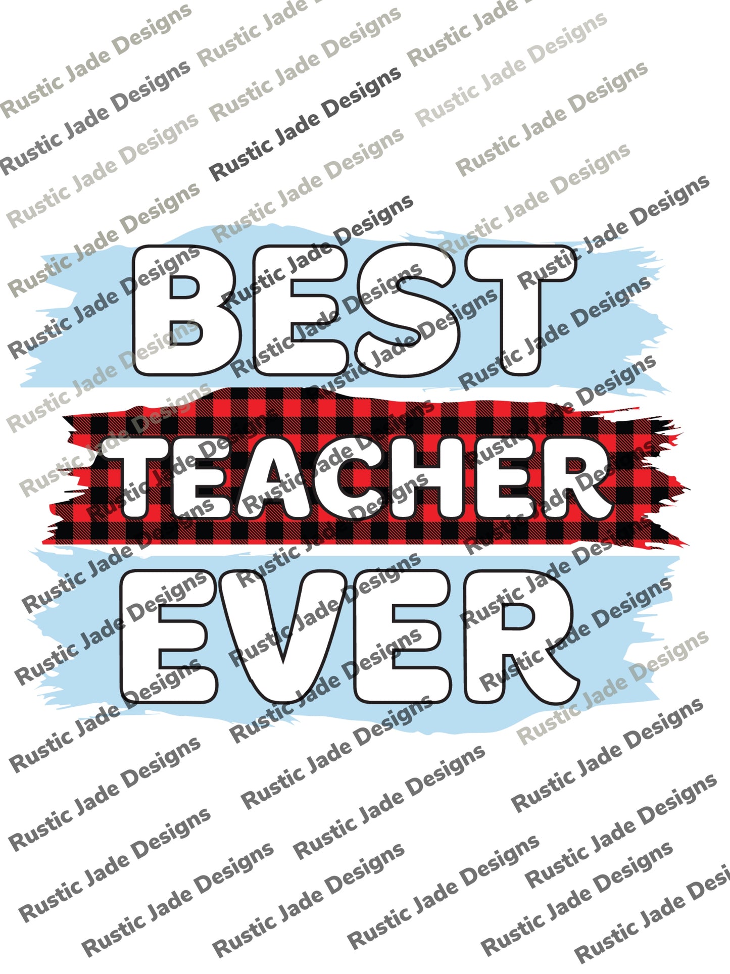 Blessed teacher sublimation transfer Paper