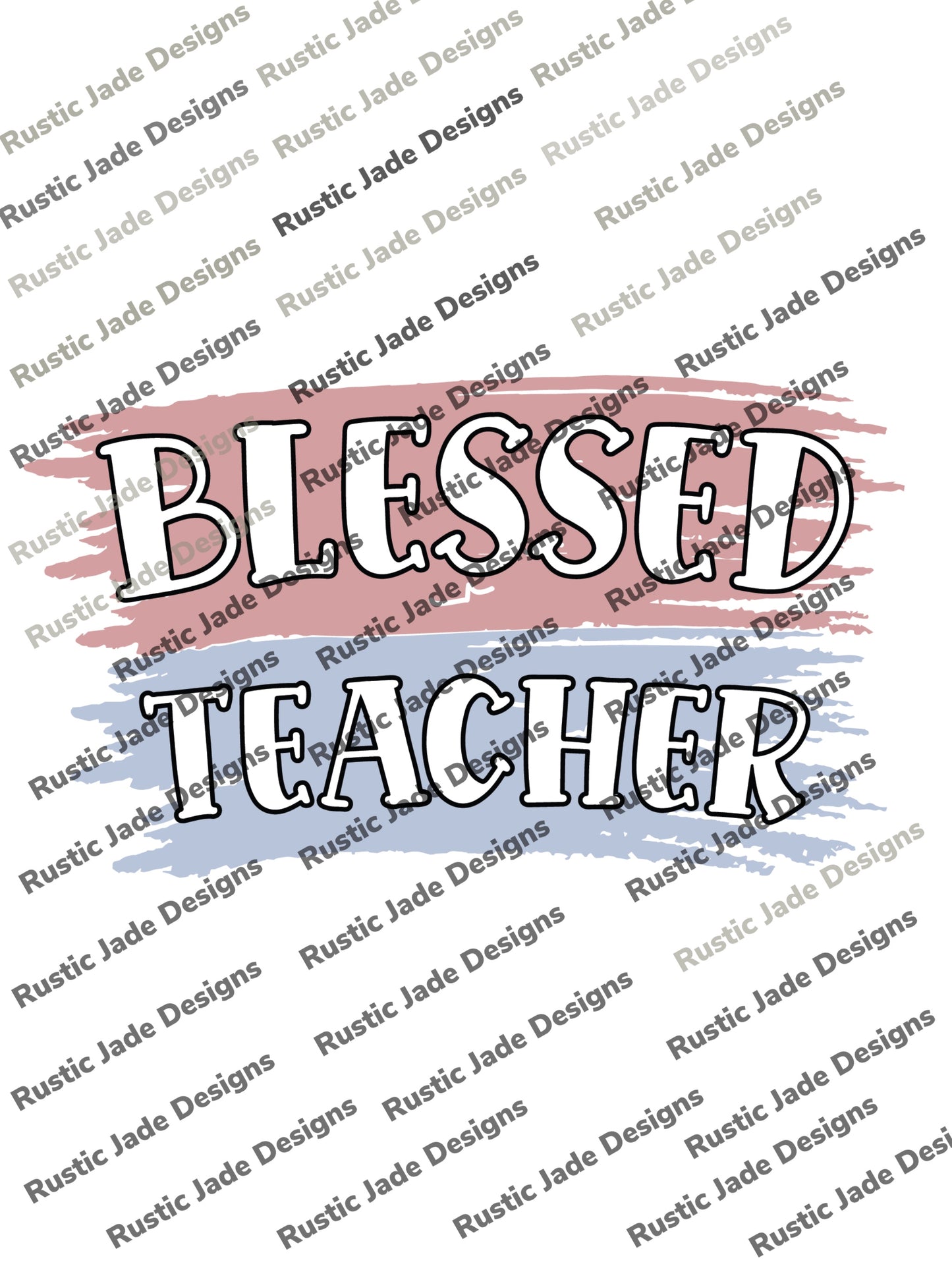 Blessed teacher sublimation transfer Paper