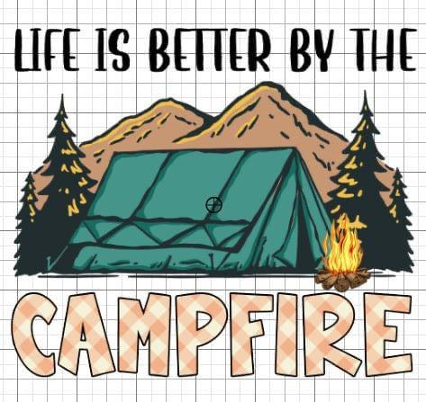 Camping sublimation transfer Paper