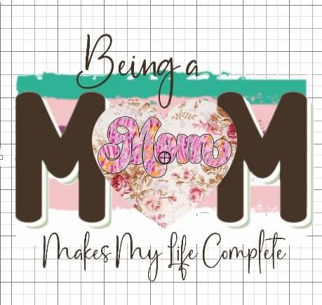 Being a mom sublimation transfer Paper