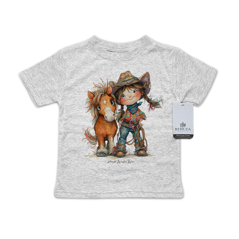 Pony Pals Cowgirl - Infant Kids Western Tee T-Shirt