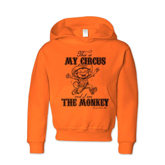 THIS IS MY CIRCUS AND I AM THE MONKEY Youth Western Pullover Hoodie