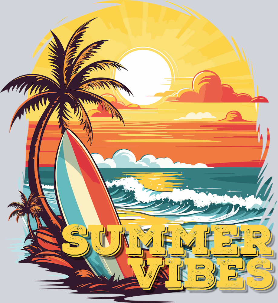 Summer Vibes 2 - STK05869 (DTF Transfers)