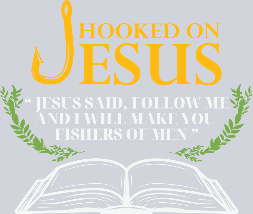 Hooked On Jesus - STK05689 (DTF Transfers)