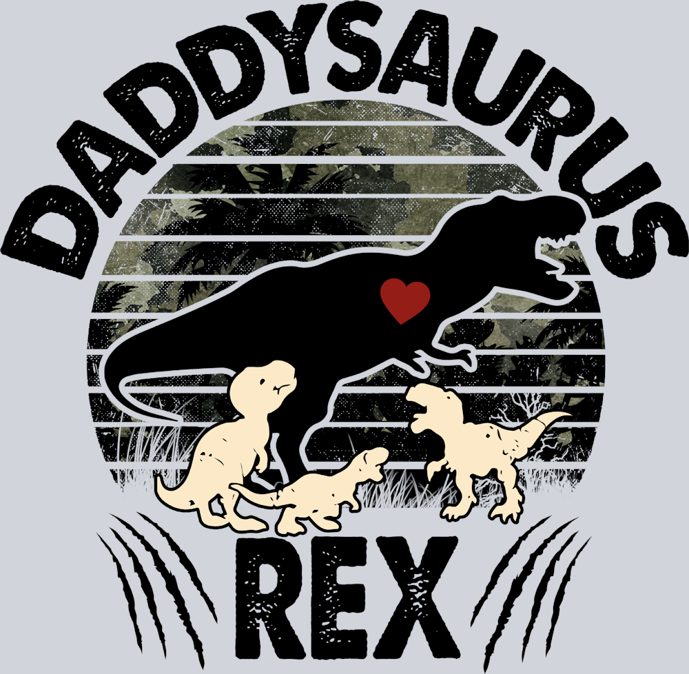 Daddysaurus Rex - STK07059 (DTF Transfers)