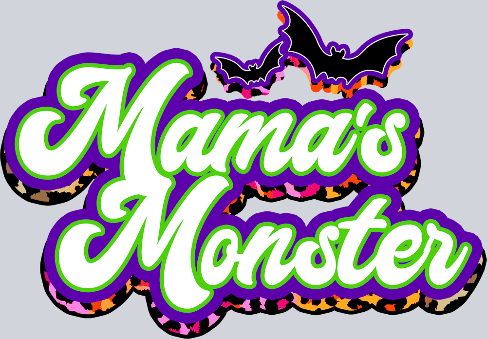 Mamas Monster - STK03992 (DTF Transfers)