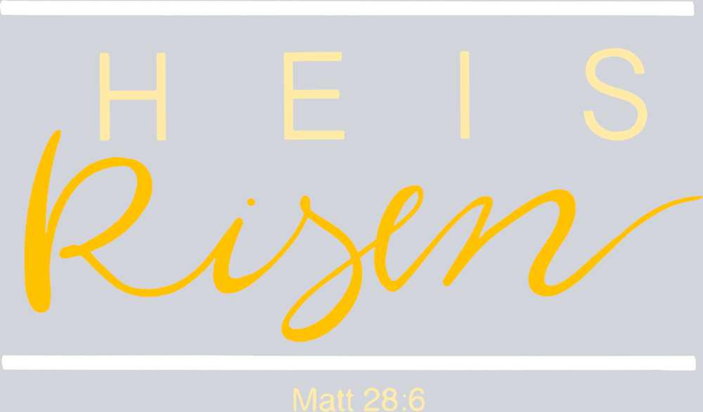 Easter He Is Risen 2 - STK01778 (DTF Transfers)