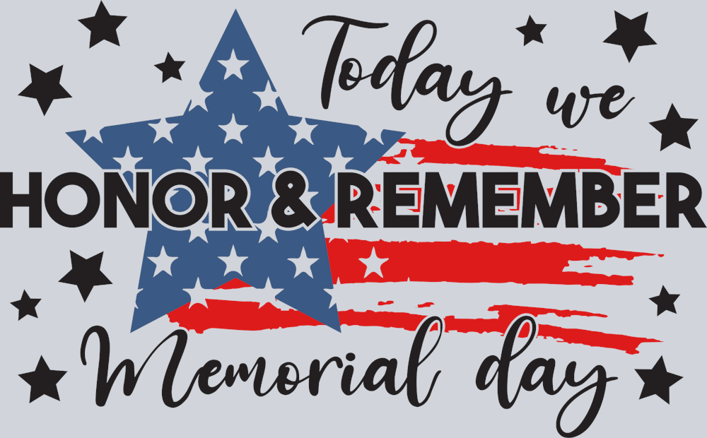 Today We Honor And Remember - STK06162 (DTF Transfers)