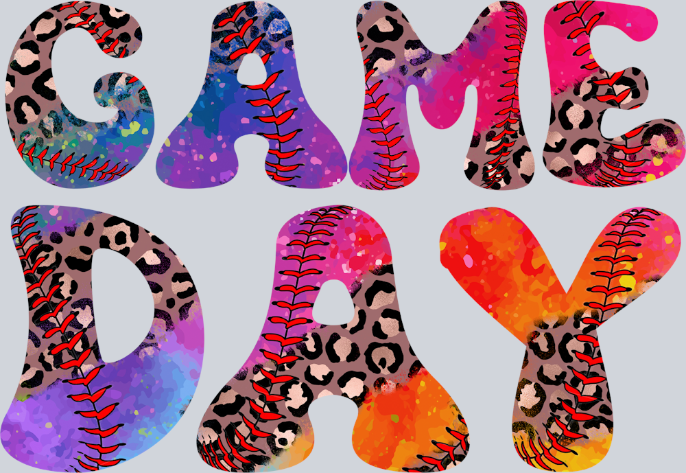 Game Day Tie Dye - STK02183 (DTF Transfers)