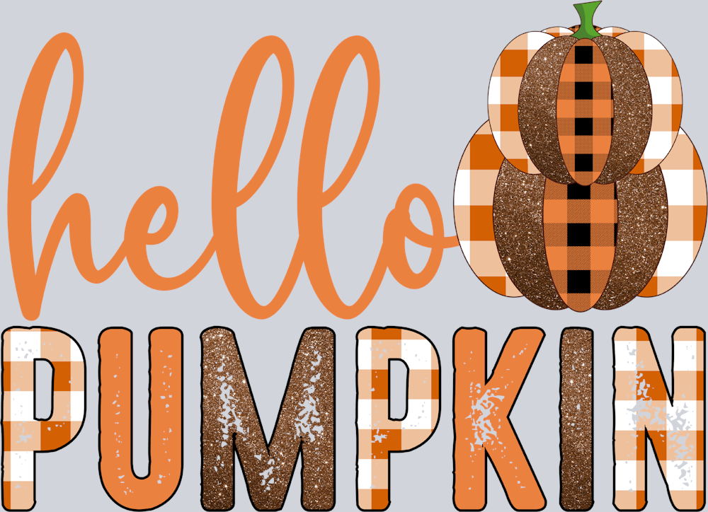 Hello Pumpkin 3 - STK07197 (DTF Transfers)