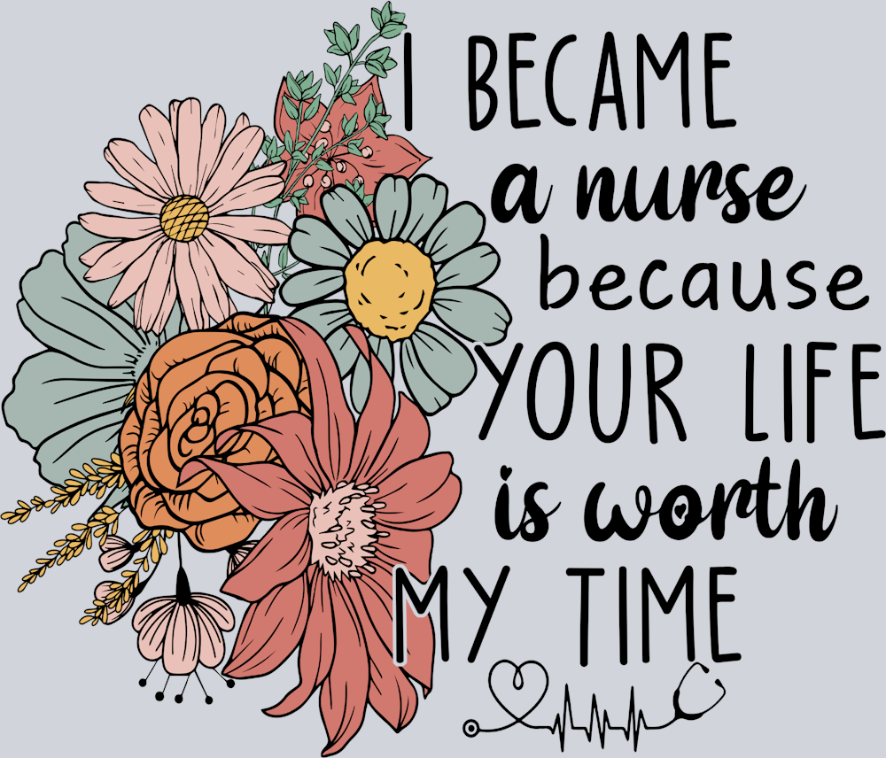 Nursing Became A Nurse - STK04562 (DTF Transfers)