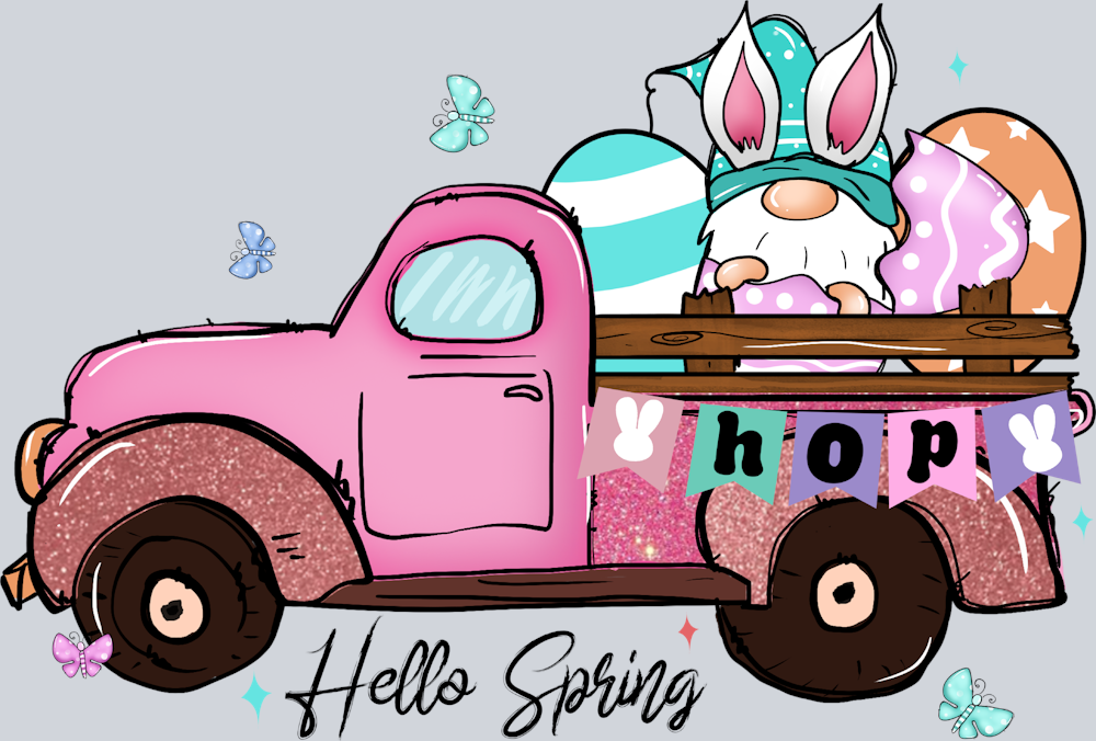 Hello Spring - STK07267 (DTF Transfers)
