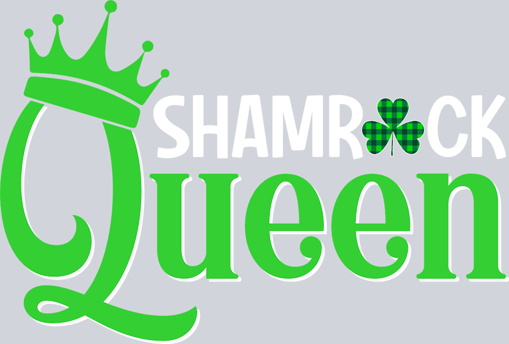 Lucky Shamrock Queen - STK03903 (DTF Transfers)