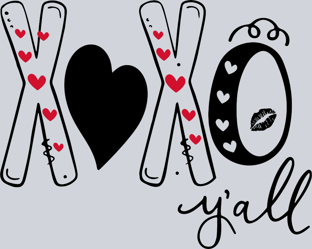 Xoxo Y'all 2 - STK06556 (DTF Transfers)