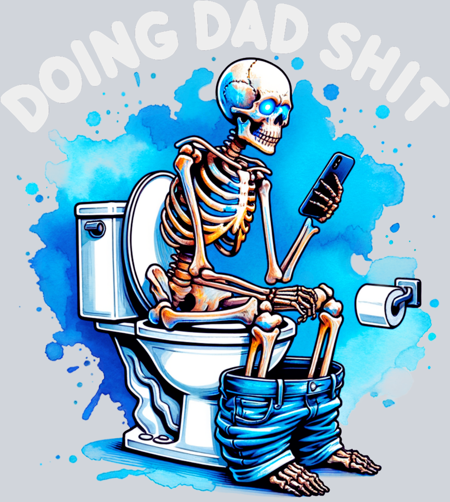 Doing Dad Shit White - STK01679 (DTF Transfers)
