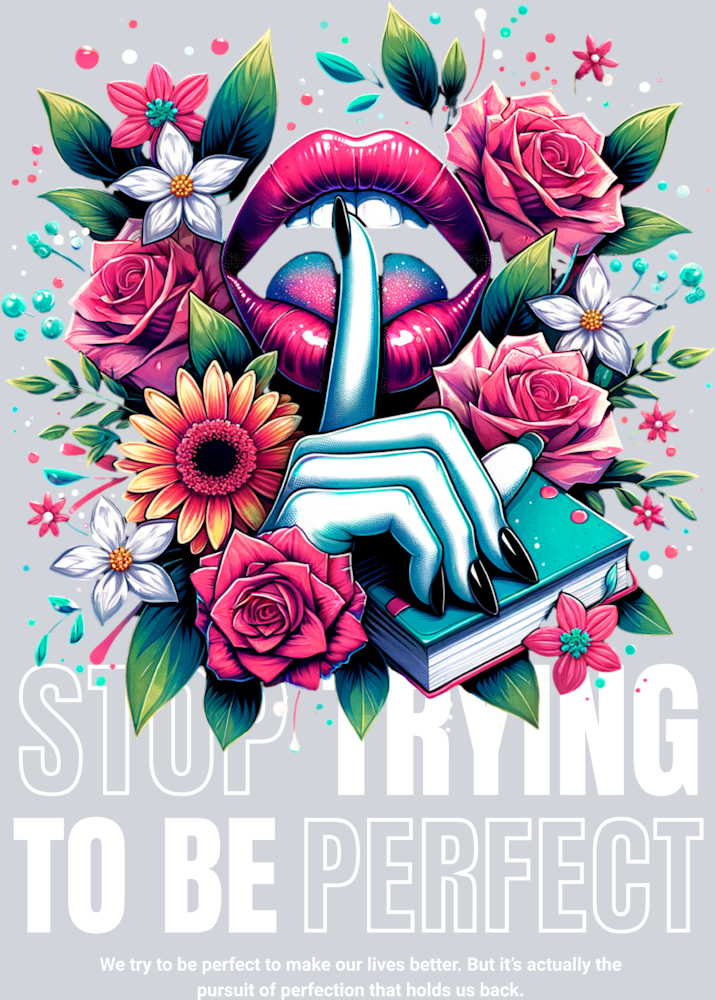 Stop Trying To Be Perfect - STK05822 (DTF Transfers)