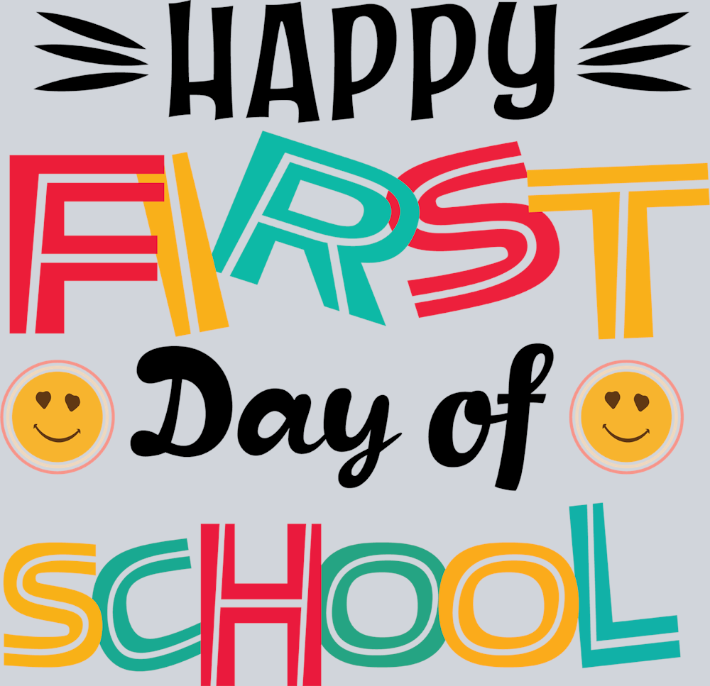 Happy First Day Of School 5 - STK02557 (DTF Transfers)