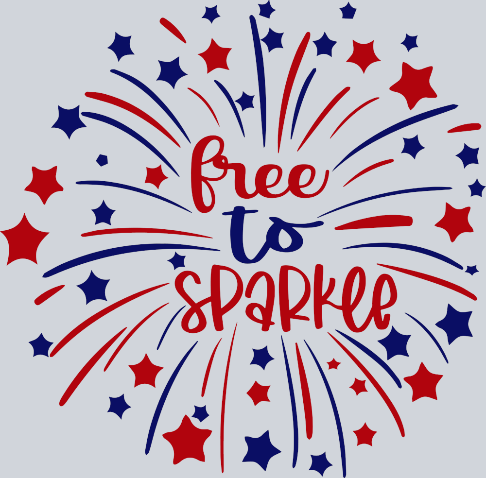 Free To Sparkle Firework - STK02132 (DTF Transfers)