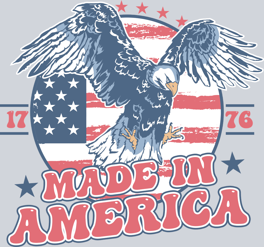 Made In America 1 - STK03932 (DTF Transfers)