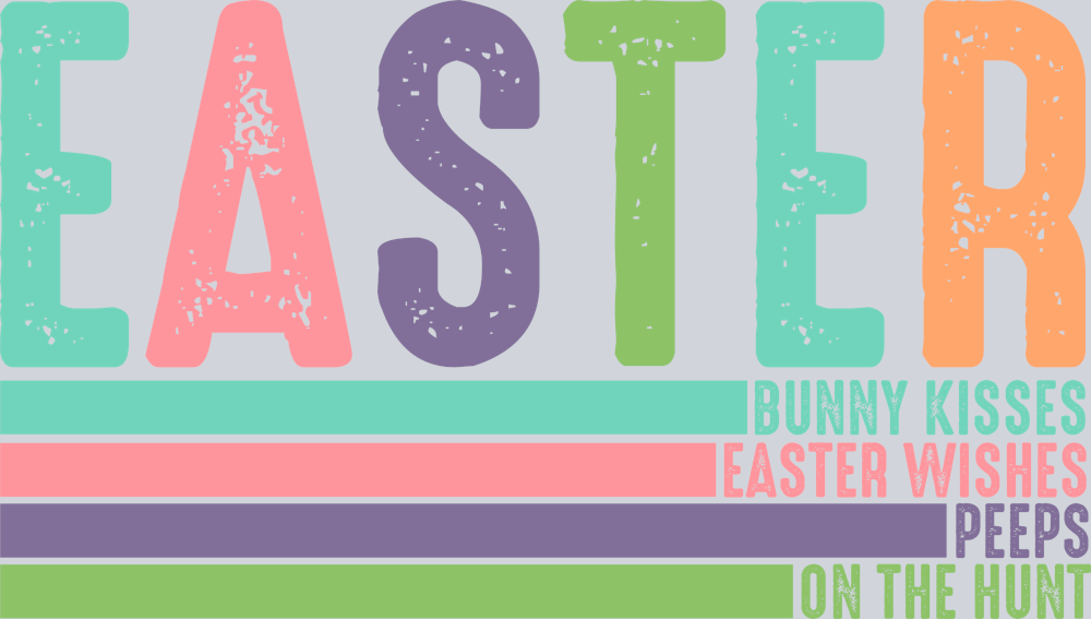 Silly Rabbit Easter Is For Jesus Spring Colors - STK05470 (DTF Transfers)